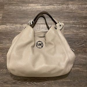 Michael Kors grey shoulder bag
